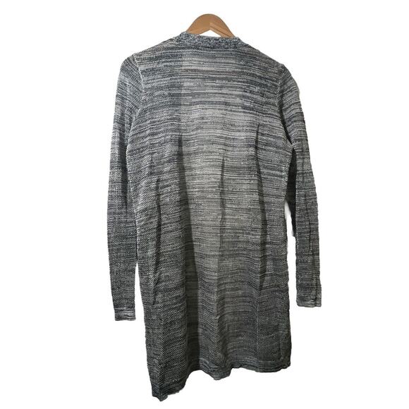 Ann Taylor Women's Grey Cardigan Size M Medium Open Jacket sweater career - Picture 2 of 8